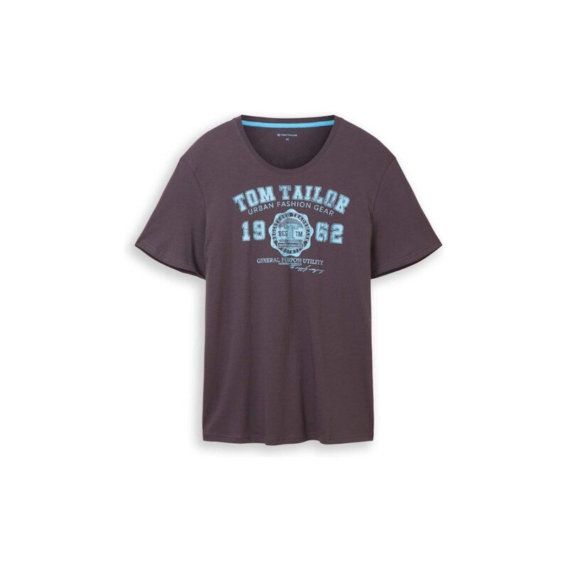 TOM TAILOR Men + Tričko světlemodrá / černá