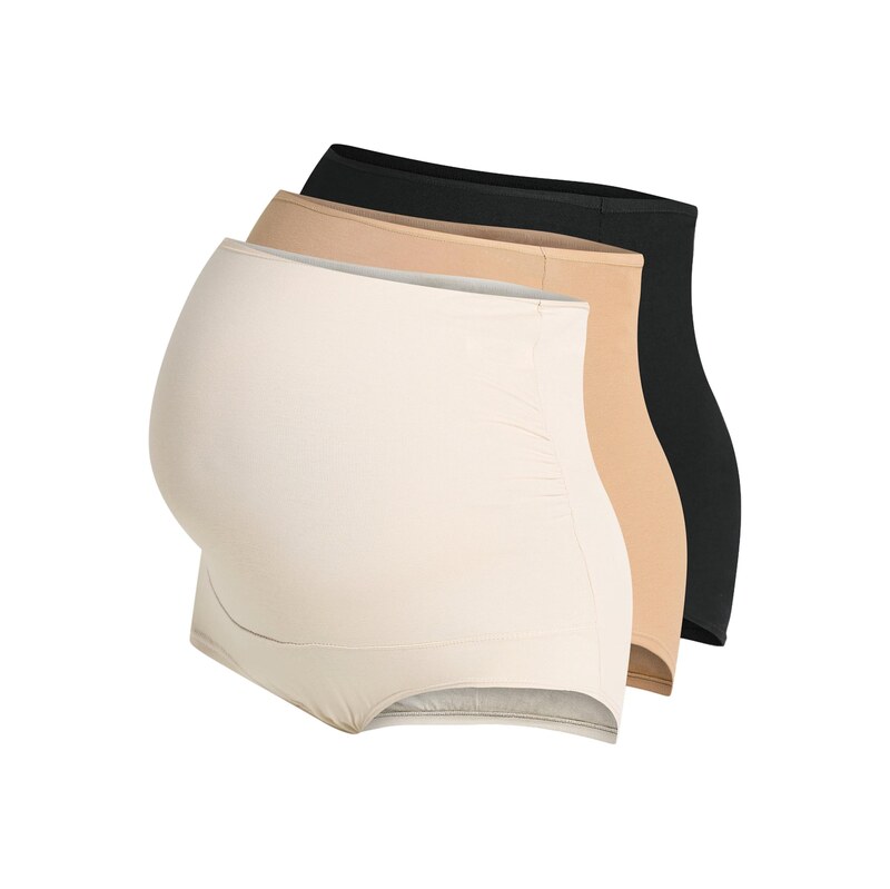 Lindex Maternity Kalhotky velbloudí / režná / černá