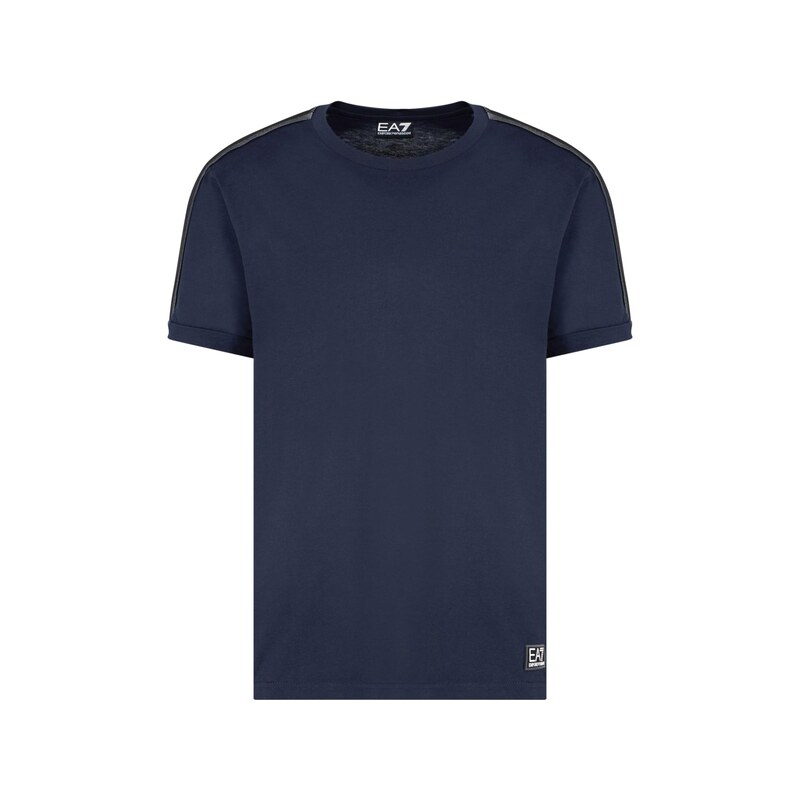 EA7 Emporio Armani Tričko Logo Series námořnická modř / černá