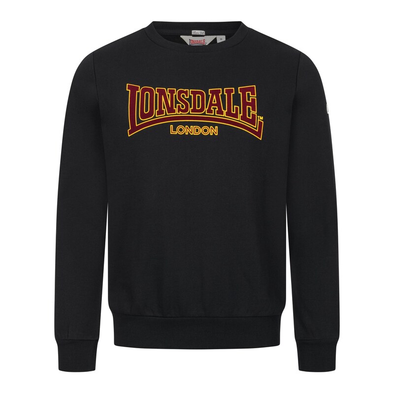 LONSDALE Mikina Classic LL001 oranžová / karmínově červené /