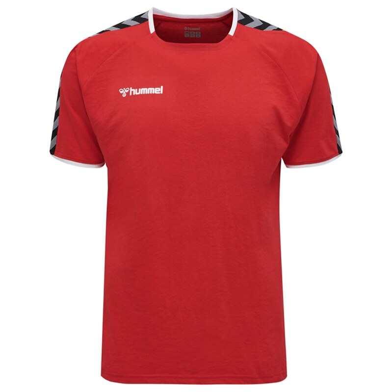 Hummel Funkční tričko ohnivá červená / černá / bílá