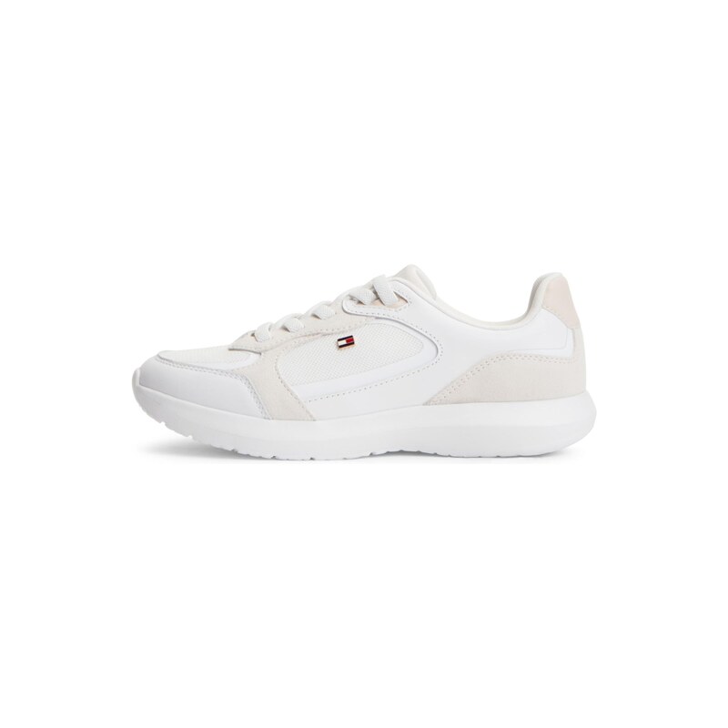 TOMMY HILFIGER Tenisky světle béžová / bílá