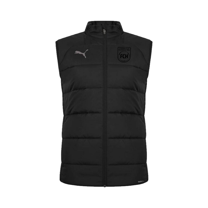 PUMA Sportovní vesta šedá / černá