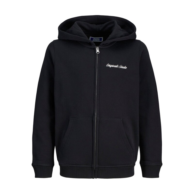 Jack & Jones Junior Mikina Norrebro černá / bílá