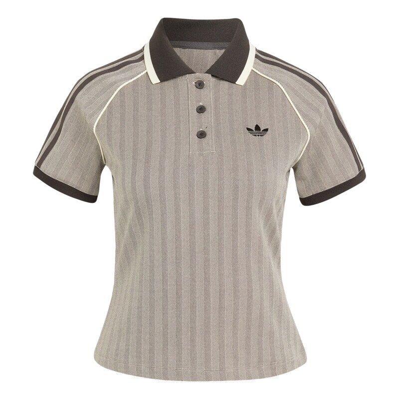 ADIDAS ORIGINALS Tričko krémová / čokoládová