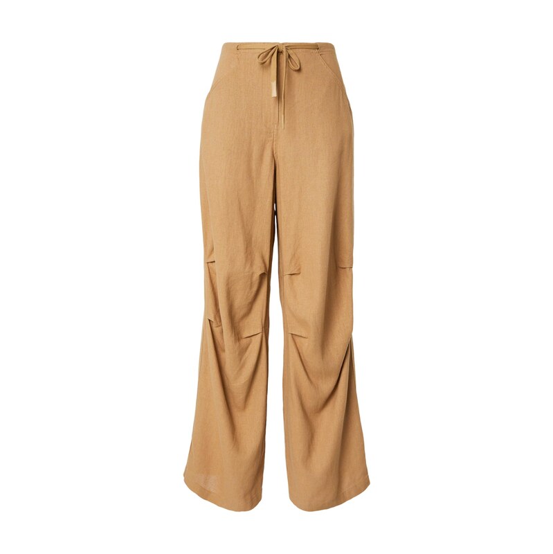 TOPSHOP Kalhoty CAMO velbloudí