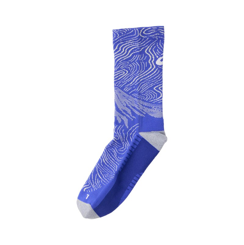 ASICS Sportovní ponožky modrá / světle šedá