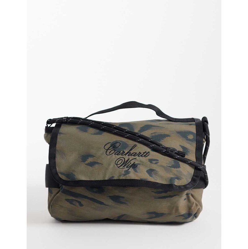 Carhartt WIP travon shoulder bag in animal print-Multi