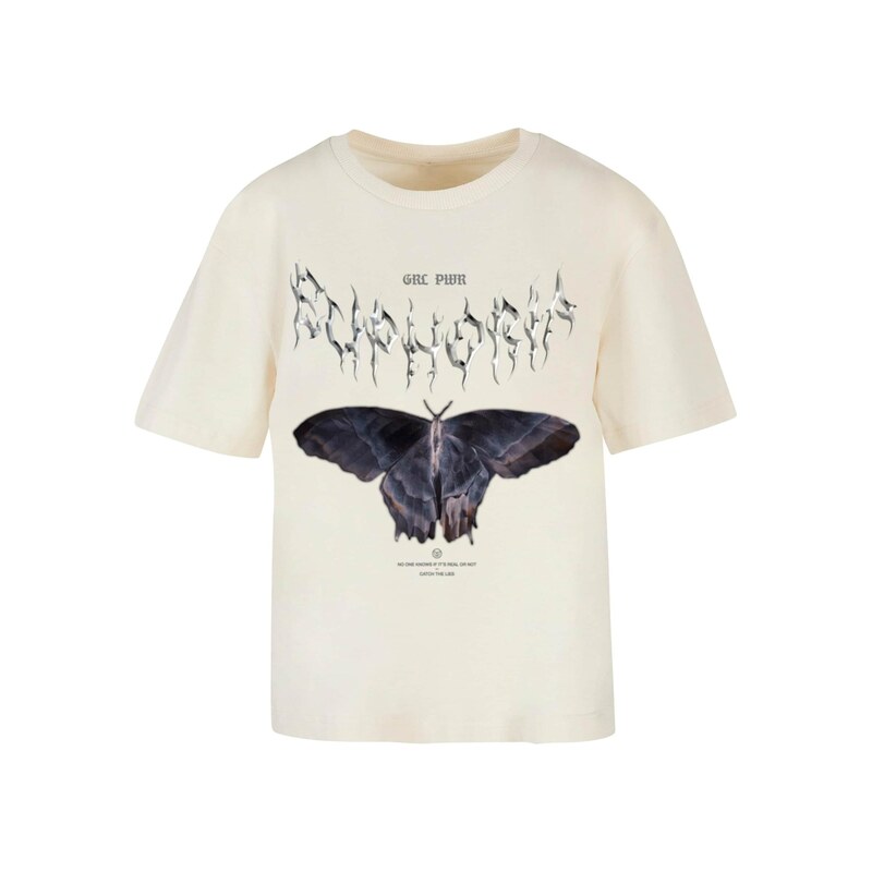 Mister Tee Tričko Euphoria kámen / světle šedá / černá / barva