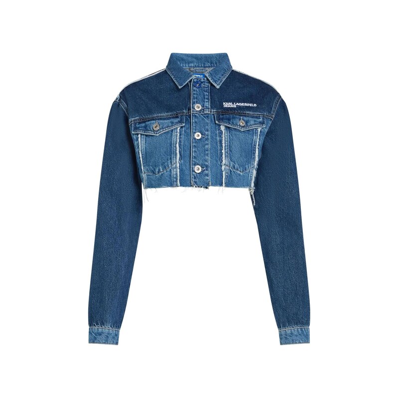 KARL LAGERFELD JEANS Přechodná bunda modrá / tmavě modrá