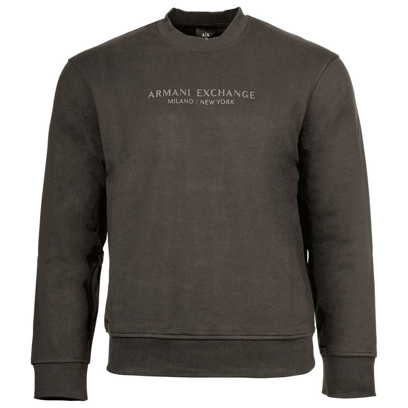 ARMANI EXCHANGE Mikina antracitová / světle šedá