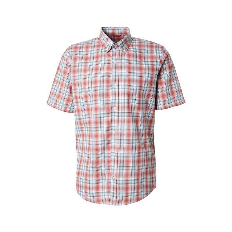 LERROS Košile aqua modrá / světle červená / černá / offwhite