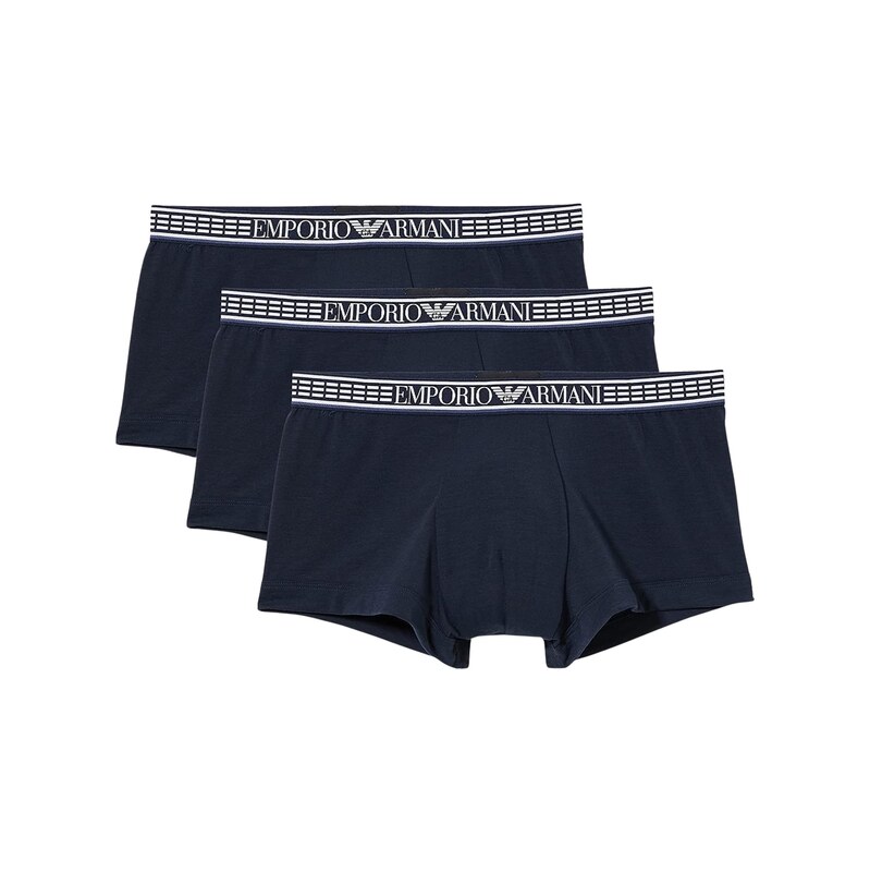 Emporio Armani Boxerky námořnická modř / tmavě modrá / offwhite