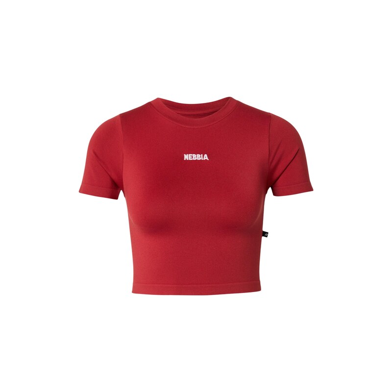 NEBBIA Sportovní top Seamless červená