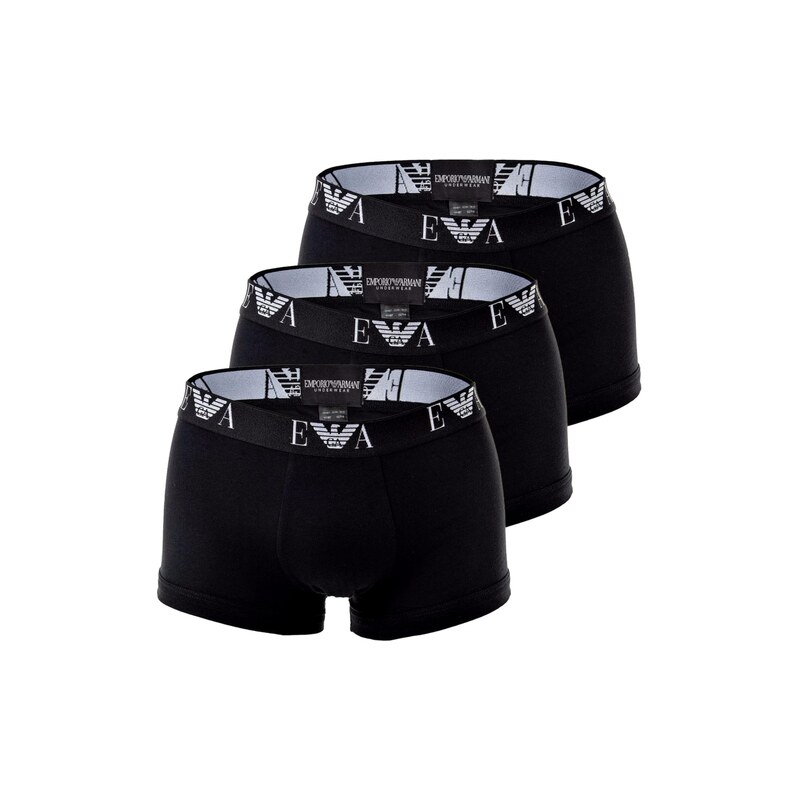 Emporio Armani Boxerky černá / bílá