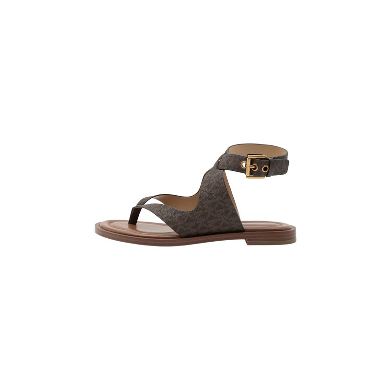 MICHAEL Michael Kors Žabky IRENE hnědá / tmavě hnědá