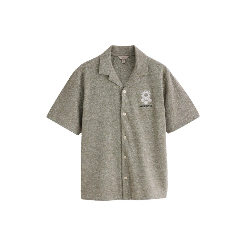 Next Košile khaki / černá / bílá