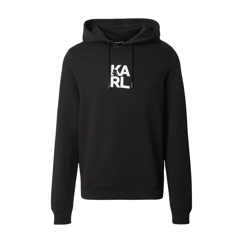 Karl Lagerfeld Mikina černá / bílá