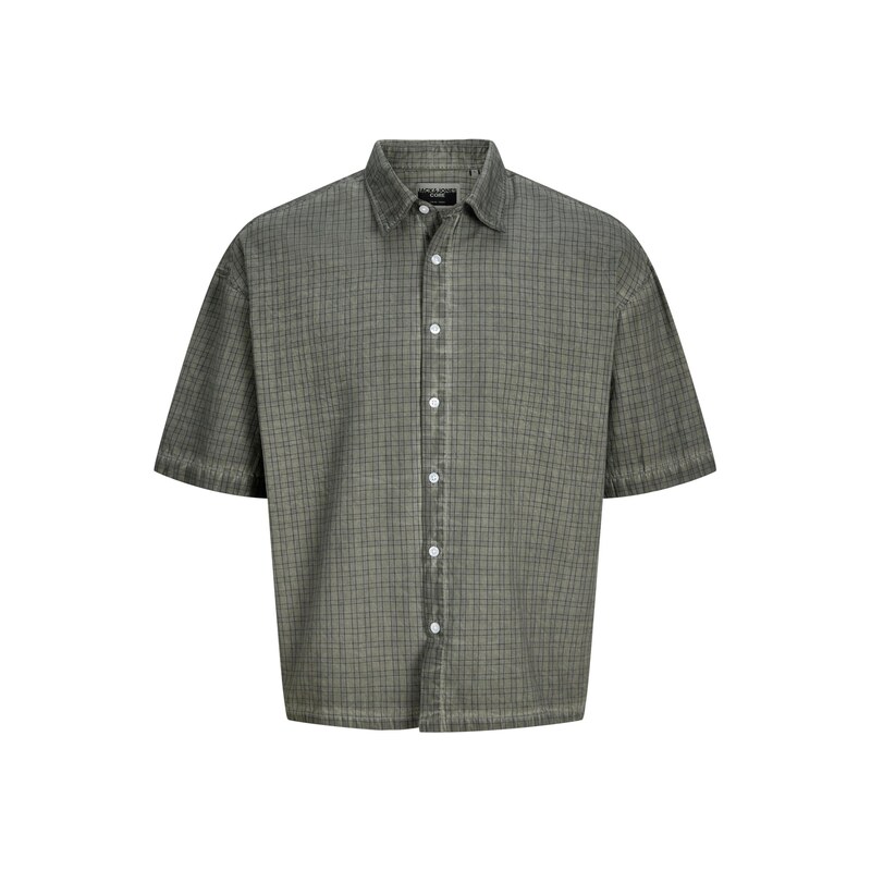 Jack & Jones Plus Košile tmavě šedá / černá