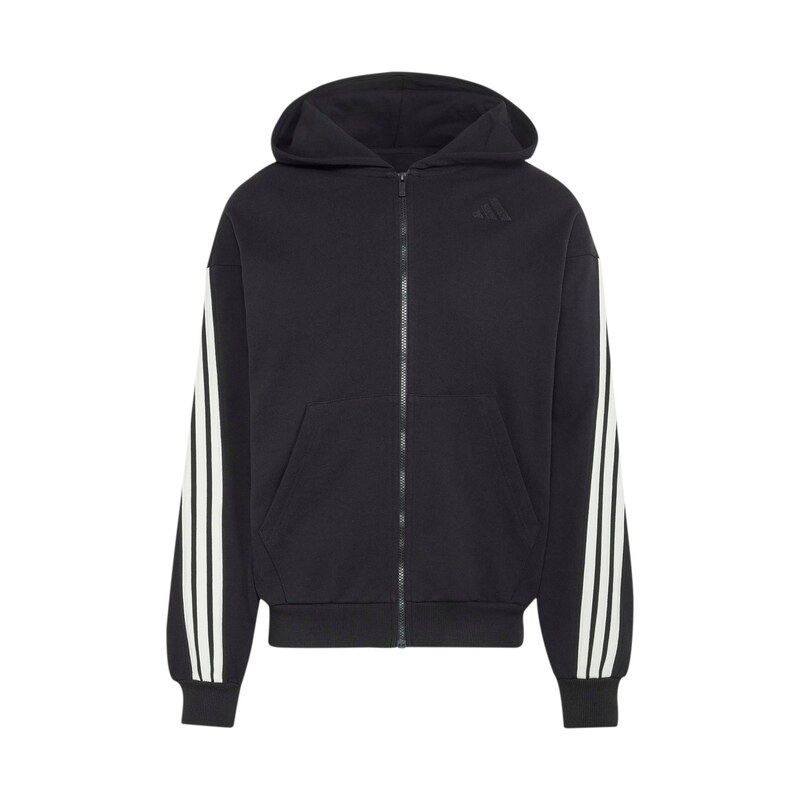 ADIDAS SPORTSWEAR Sportovní mikina černá / bílá