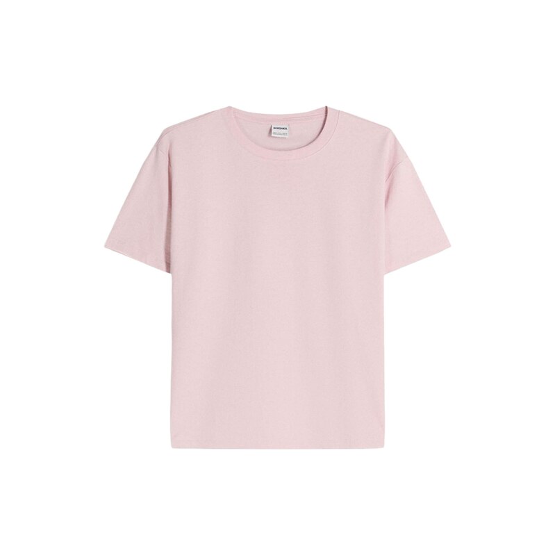 Bershka Tričko růžová
