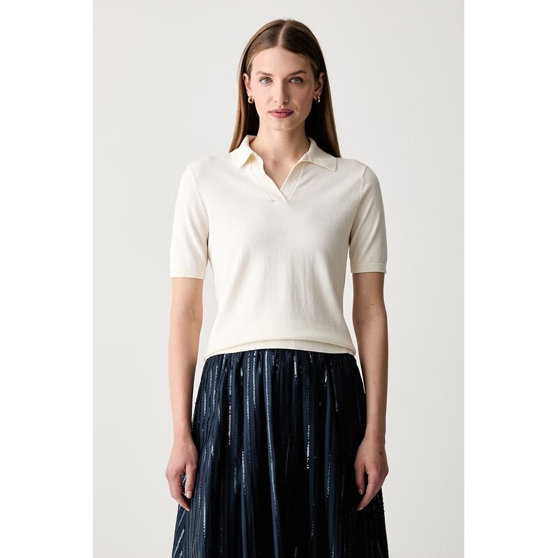 Weekend Max Mara svetrové polo dámské s hedvábím WKDRONCOLO