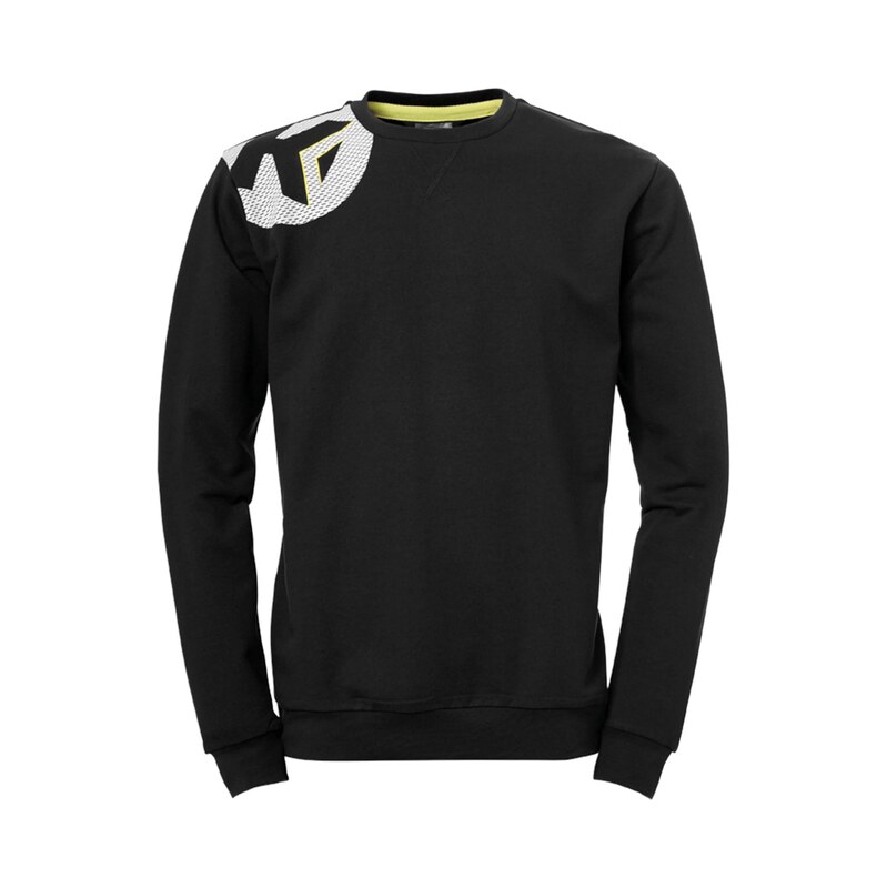 KEMPA Sportovní mikina černá / bílá