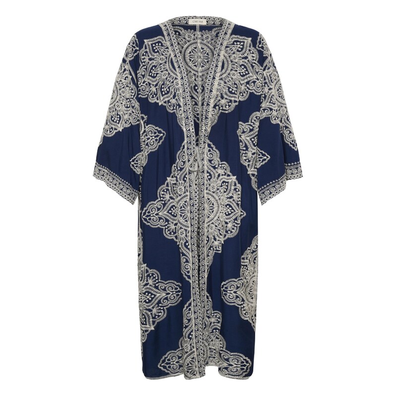 Cream Kimono CRTyla námořnická modř / bílá