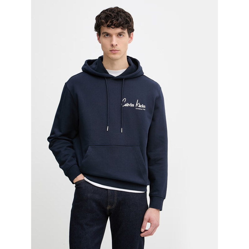 Calvin Klein pánská modrá mikina