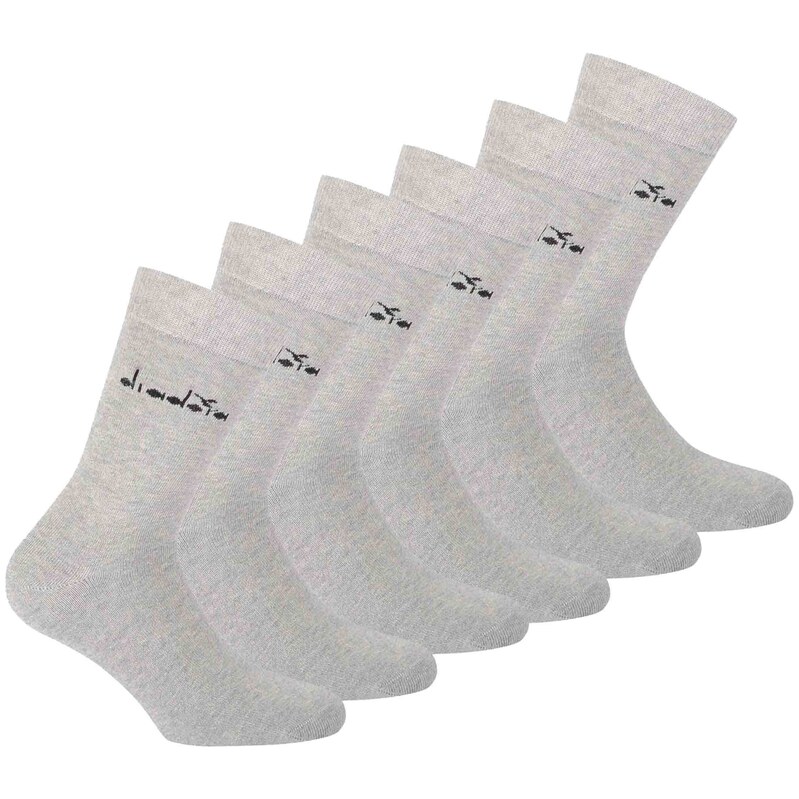 Diadora Ponožky světle šedá / černá