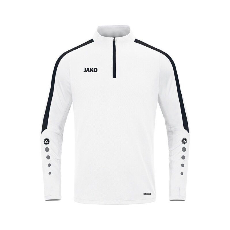 JAKO Sportovní mikina černá / bílá