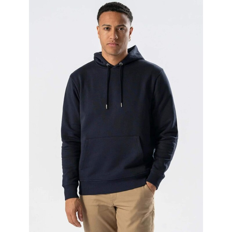 TEESHOPPEN Svetr  Sweatshirt Hoodie  námořnická modř