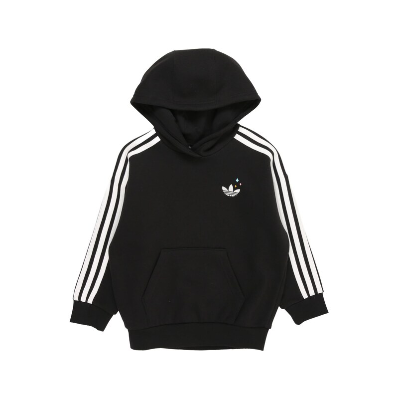 ADIDAS ORIGINALS Mikina oranžová / světle růžová / černá / bílá