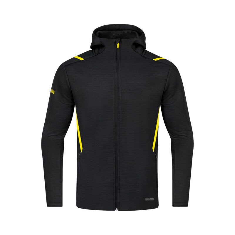 JAKO Sportovní bunda Challenge žlutá / černá