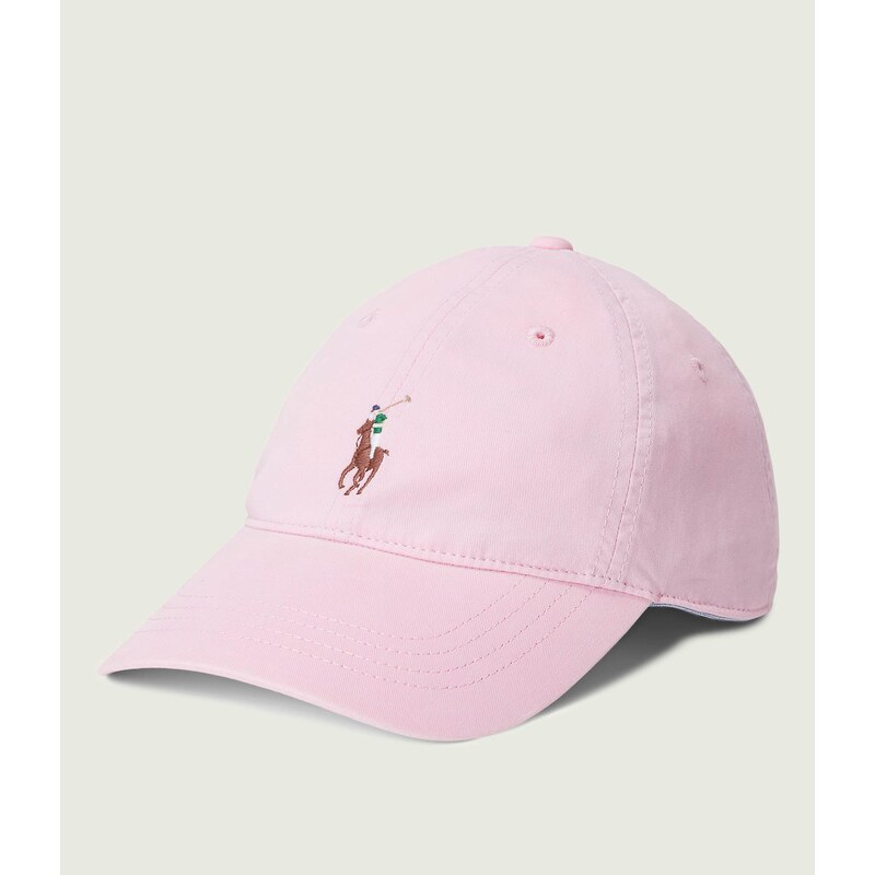 POLO RALPH LAUREN Kšiltovka s přídavkem kůže