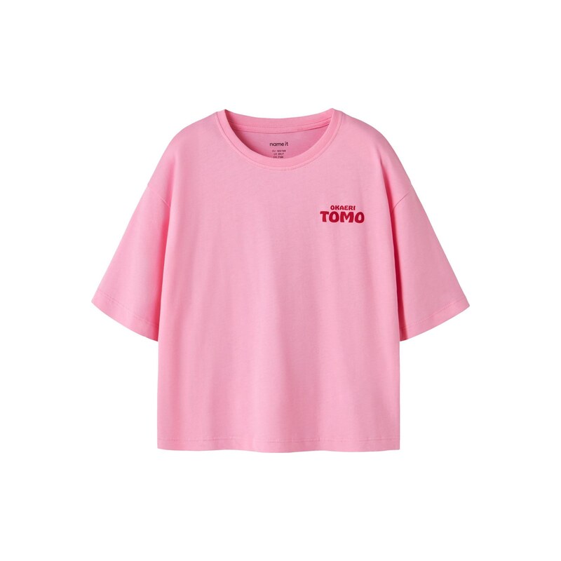 NAME IT Tričko NKFJulmo pink / karmínově červené