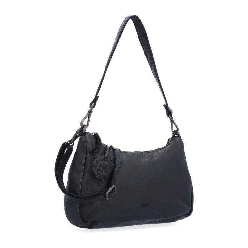 Kožená kabelka crossbody Noelia Bolger černá NB 2425 C