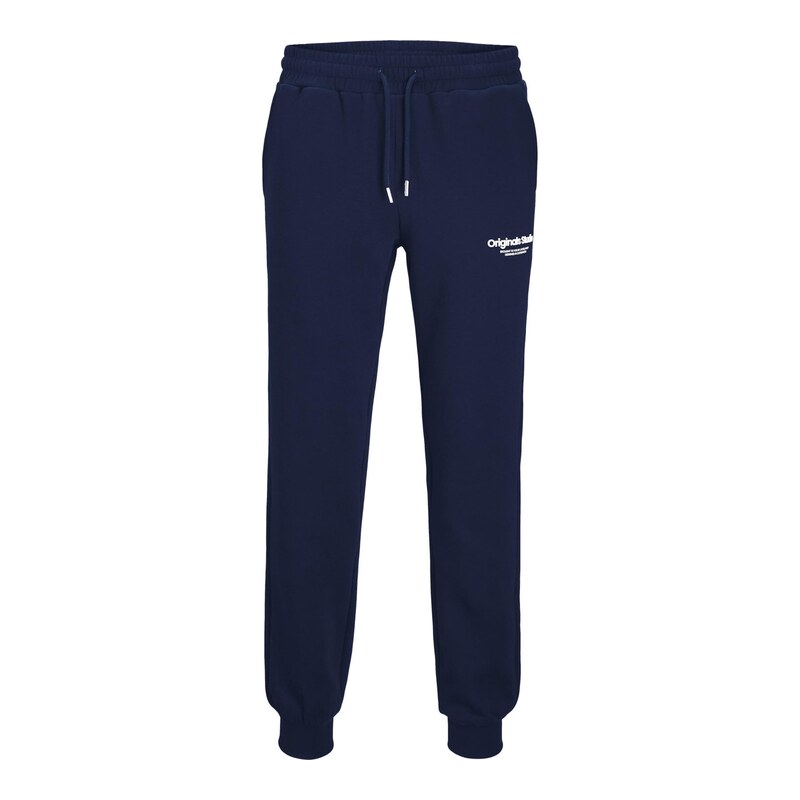 Jack & Jones Junior Kalhoty Gordon marine modrá / bílá