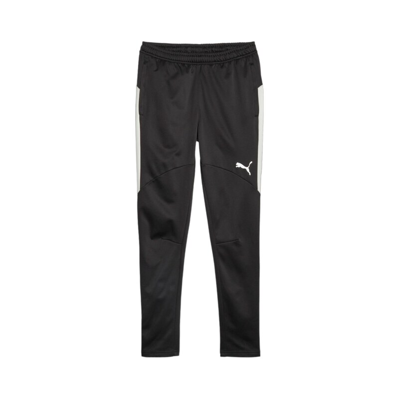 PUMA Sportovní kalhoty Individual černá / bílá
