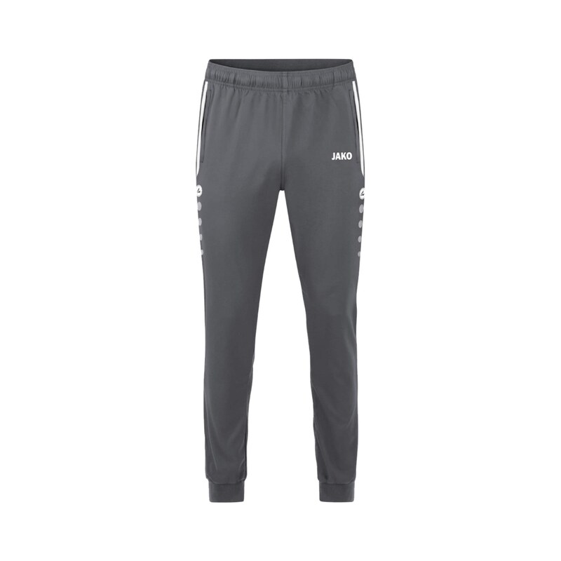 JAKO Sportovní kalhoty antracitová / bílá