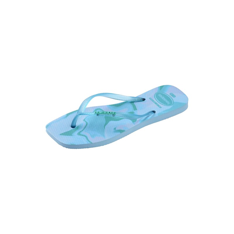 HAVAIANAS Žabky Square Jelly azurová / lenvandulová