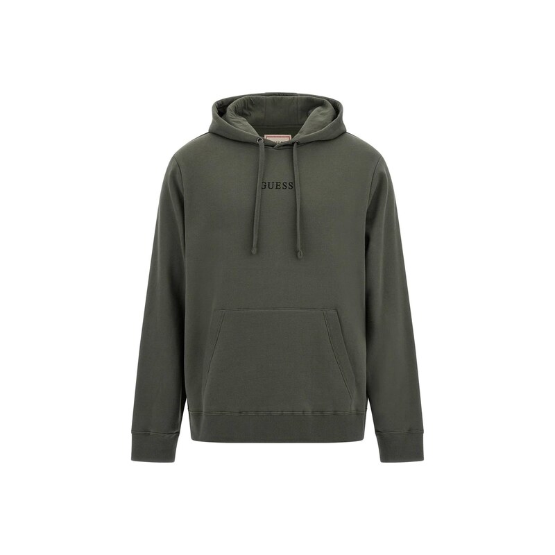 GUESS Mikina Roy khaki / černá
