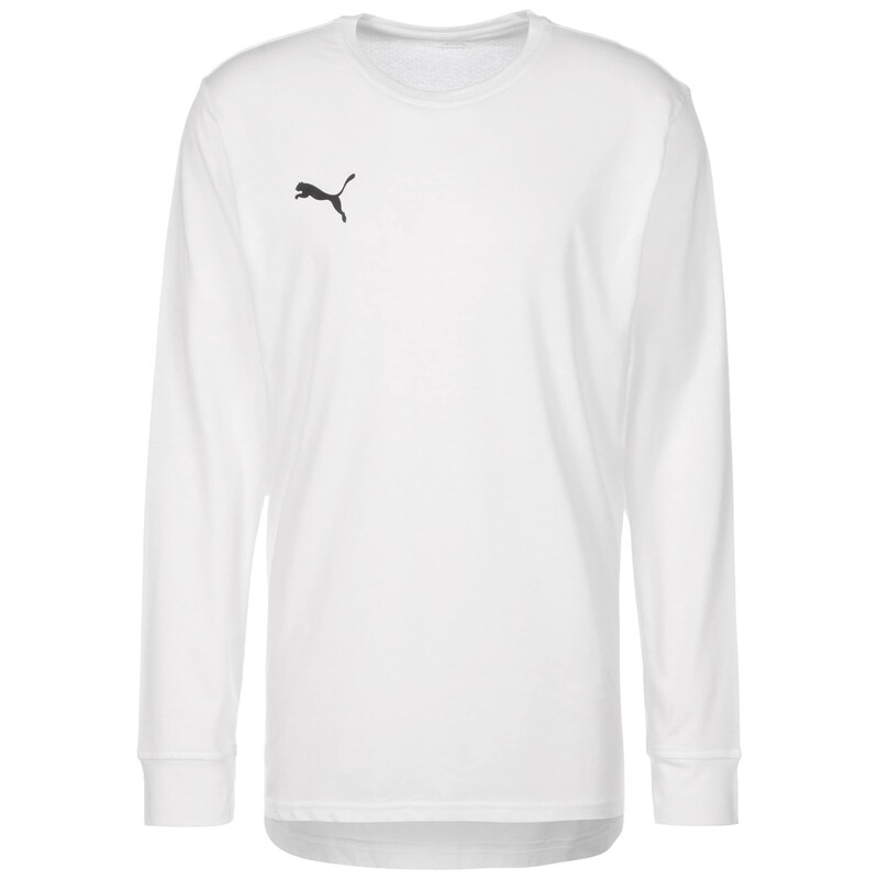PUMA Funkční tričko černá / bílá
