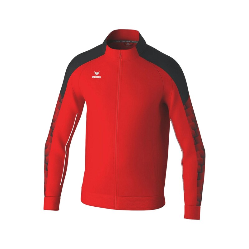 ERIMA Sportovní bunda jasně červená / černá / bílá