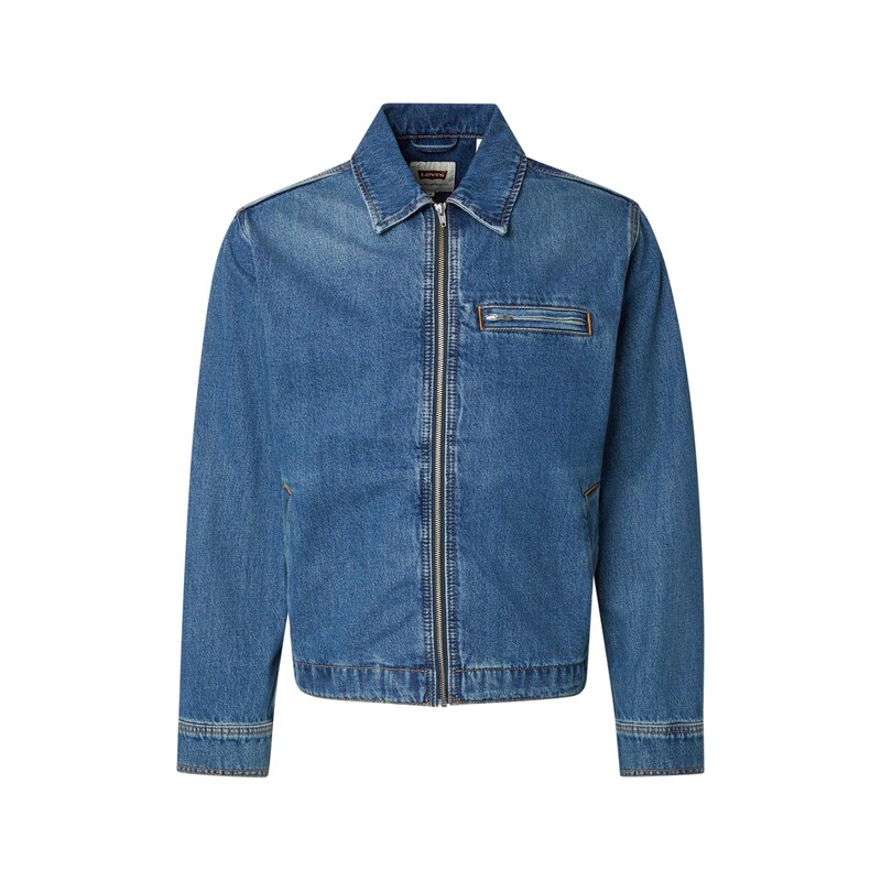 LEVIS  Přechodná bunda CRISTOBAL modrá džínovina