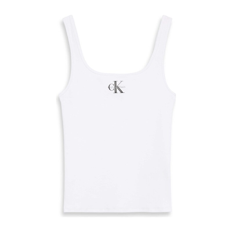 Calvin Klein Jeans Top černá / bílá