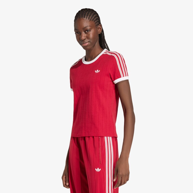 adidas Originals Tričko adidas Pinstripe Short Sleeve Slim Tee
