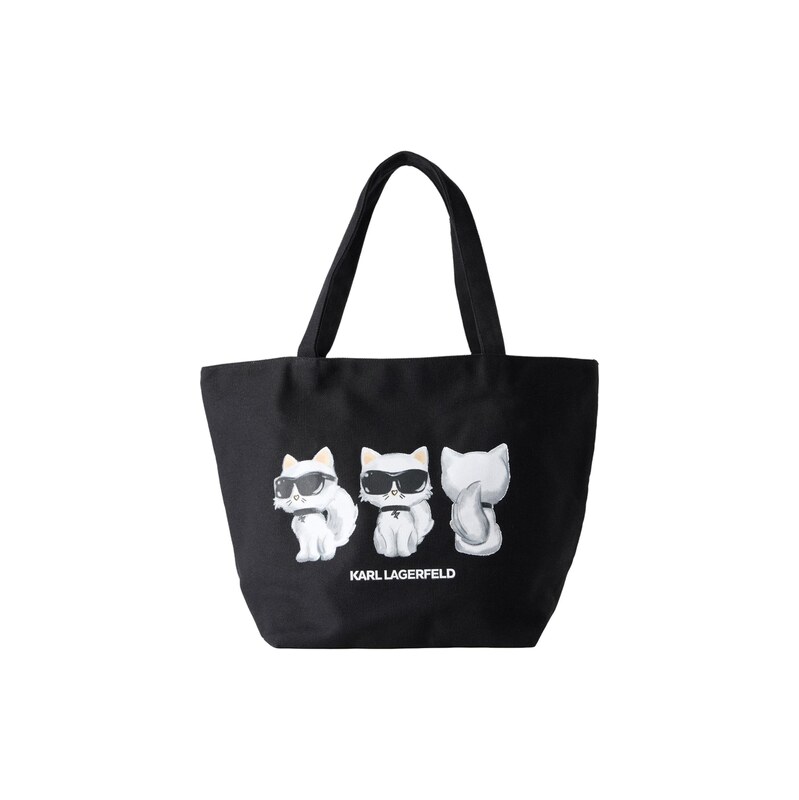 Karl Lagerfeld Nákupní taška Ikon světle šedá / růžová / černá /