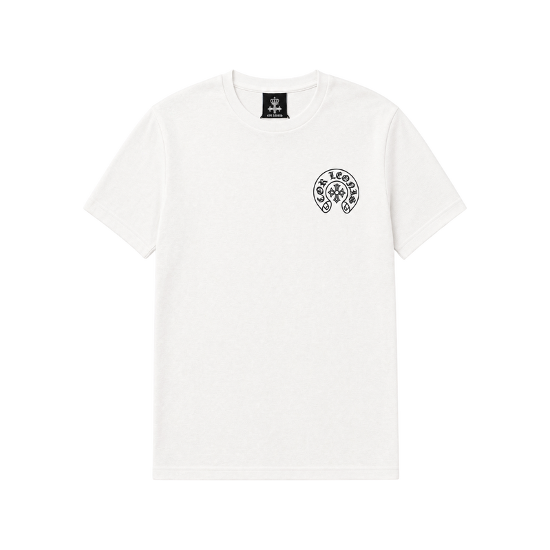 COR LEONIS Circle Crest White tričko