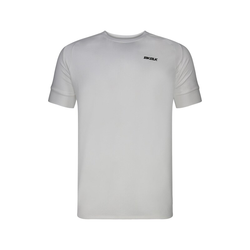 SikSilk Tričko Tech černá / bílá